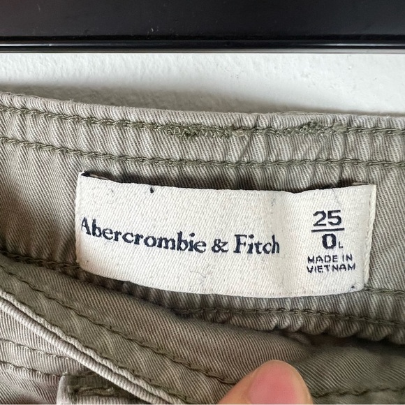 Abercrombie Cargo Utility Pants Green Size 25 / 0 Long - Picture 4 of 6